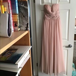 Angelina Faccenda Blush Bridesmaid Dress Size 10